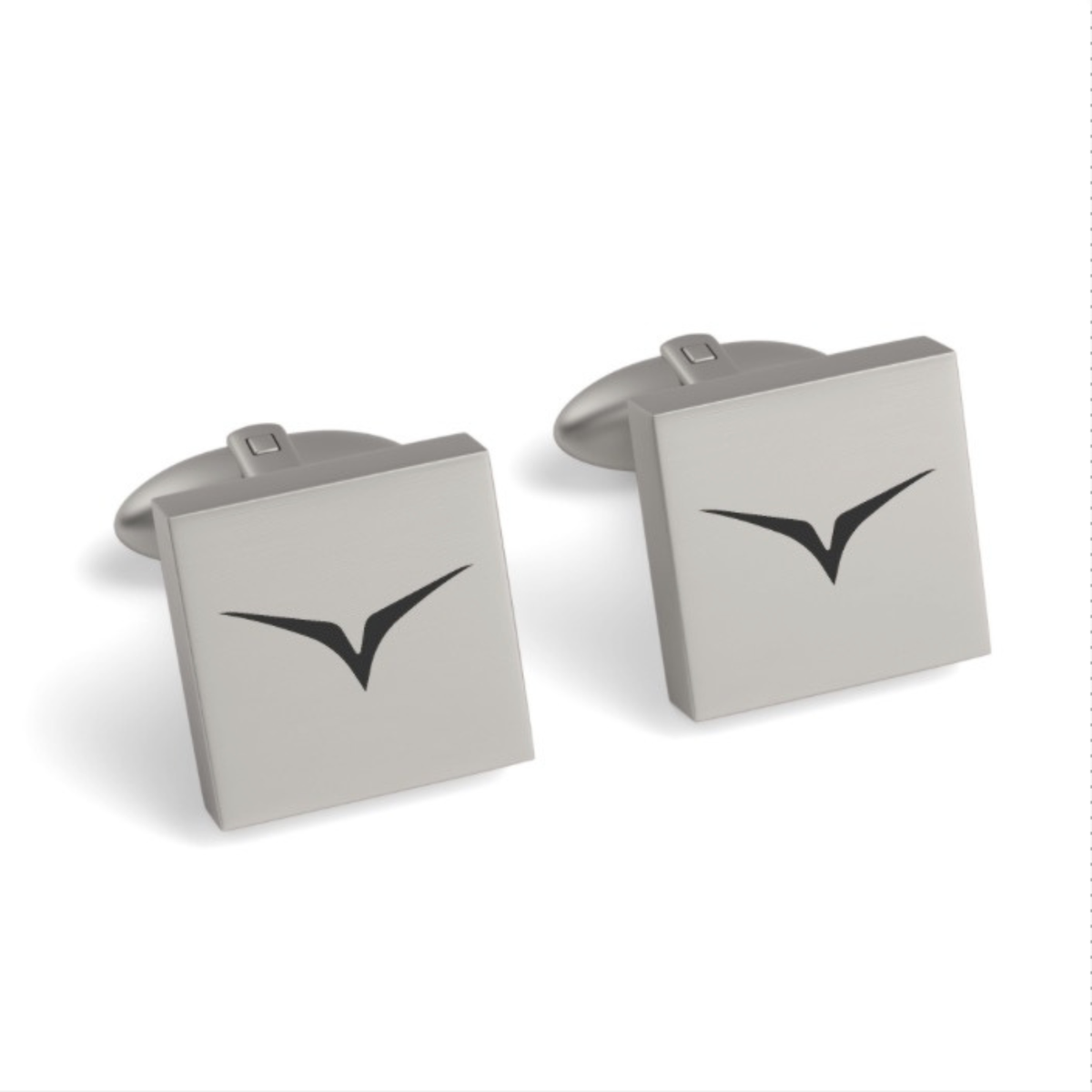 Gemelli Quadrati Incisi con Logo Personalizzato