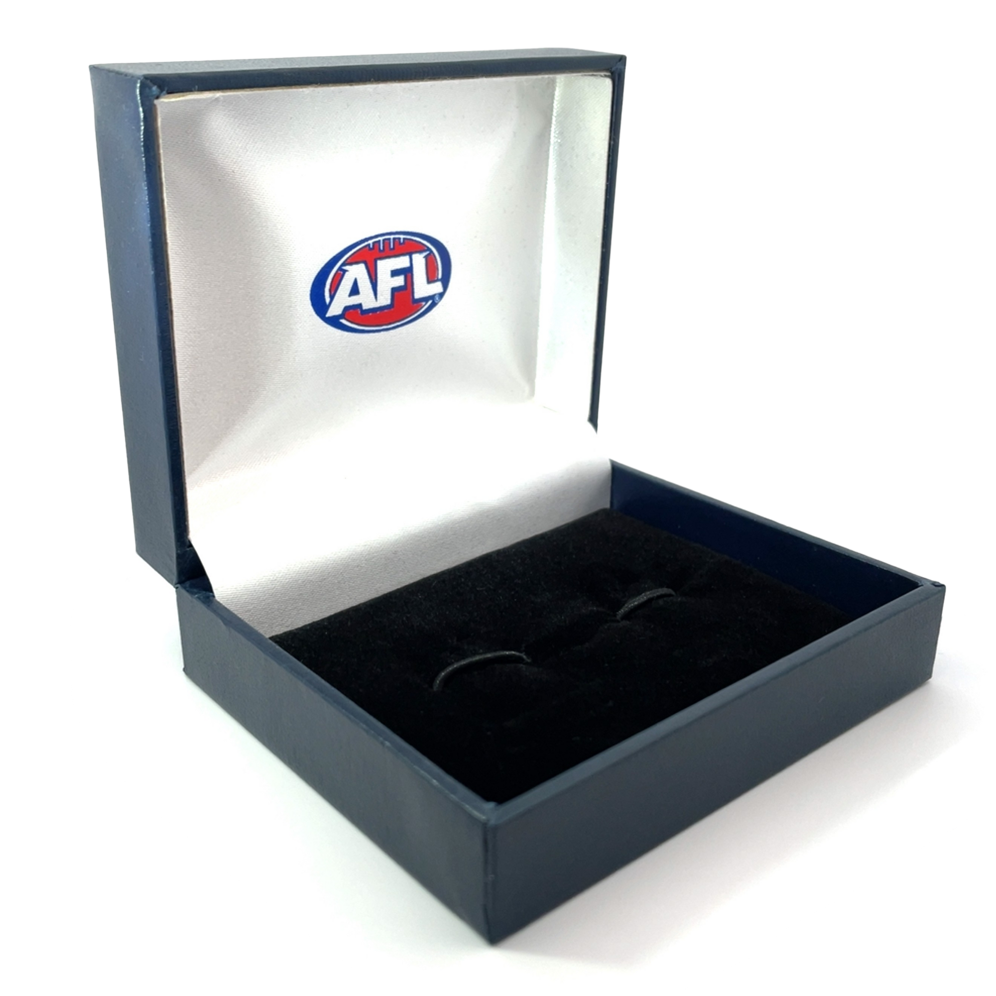 Silver North Melbourne Kangaroos AFL Cufflinks