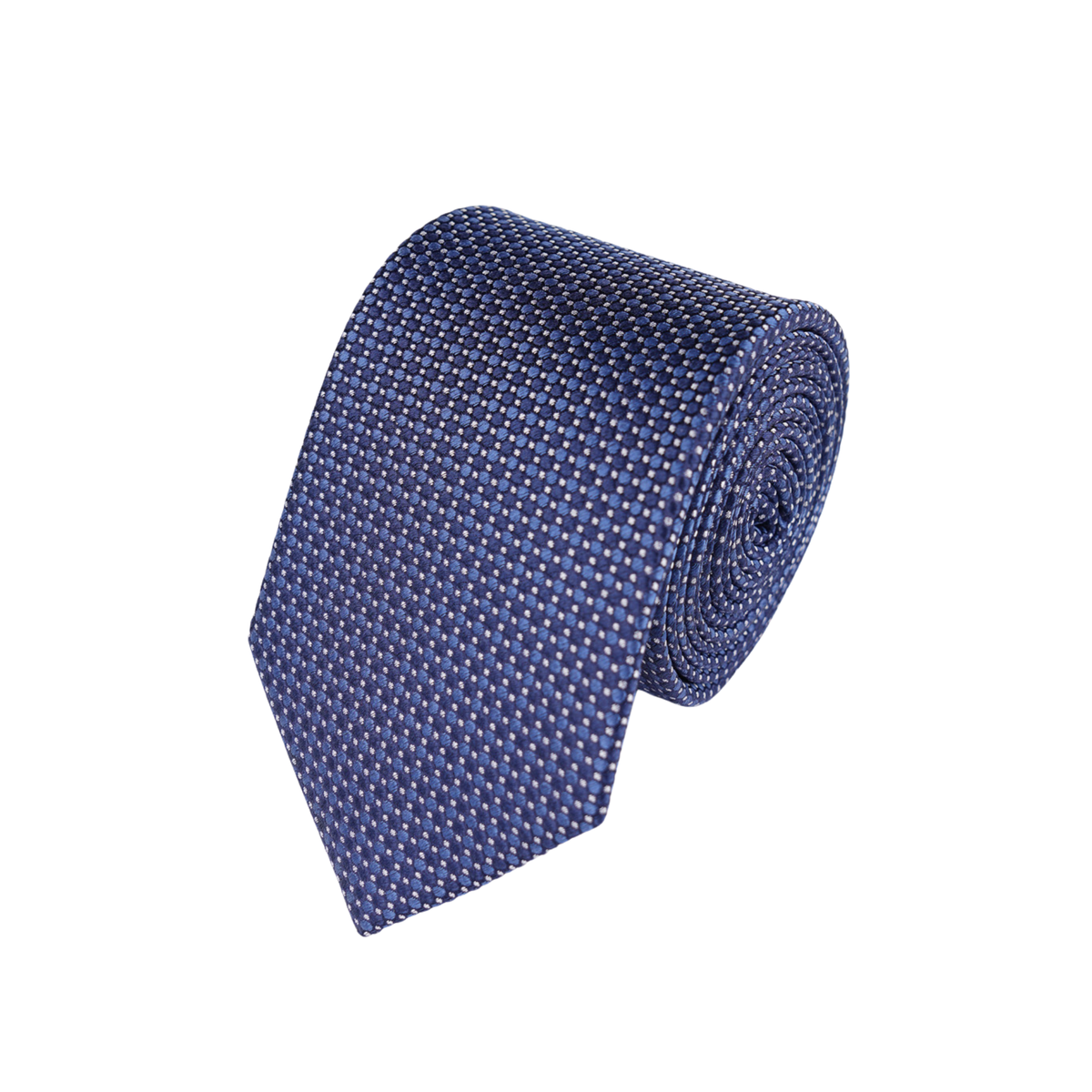 Navy Geo Dot Tie