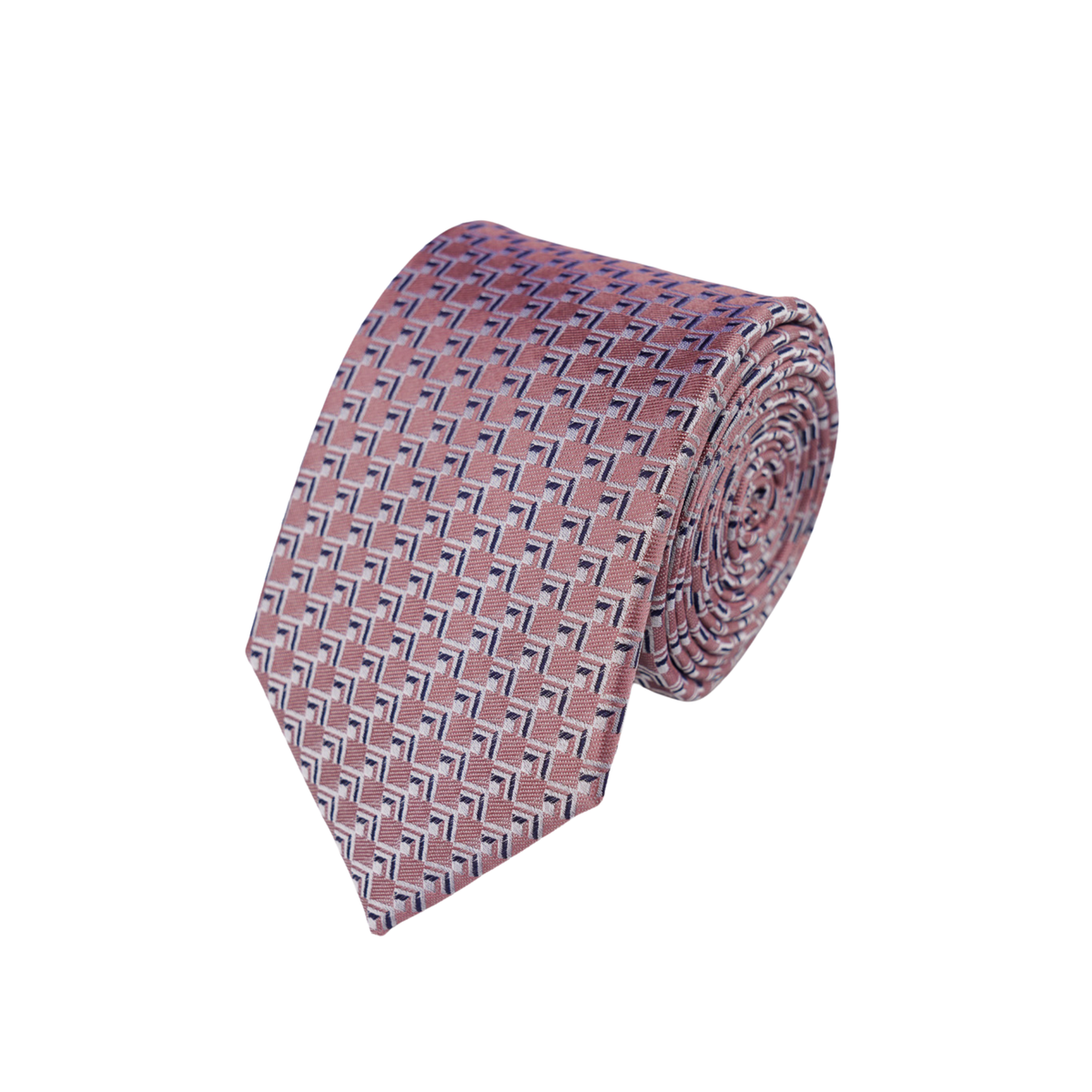 Blush Geometric Tie