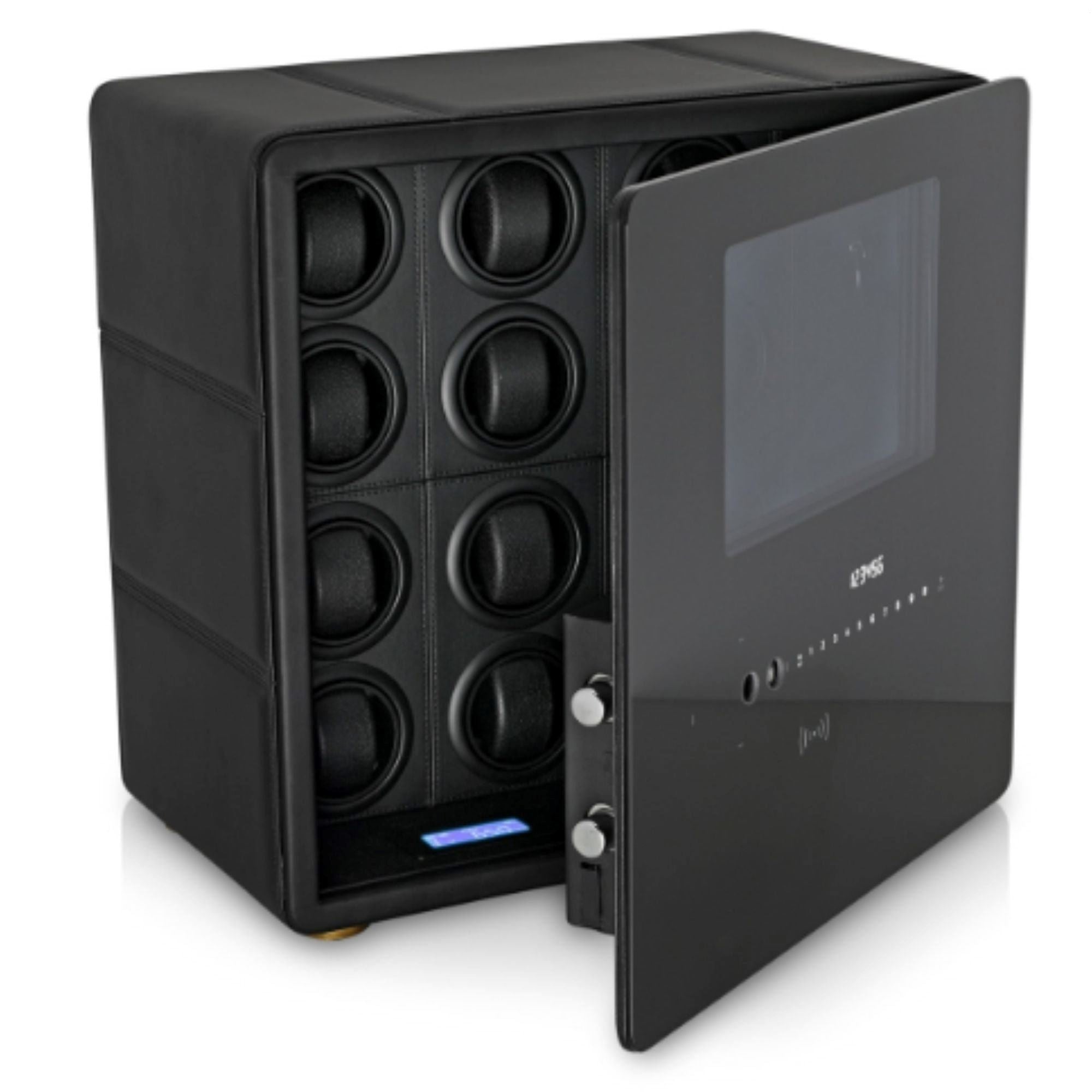 Vanguard Steel Watch Winder Security Safe with Digital Lock and Alarm Watch Winder Boxes Clinks