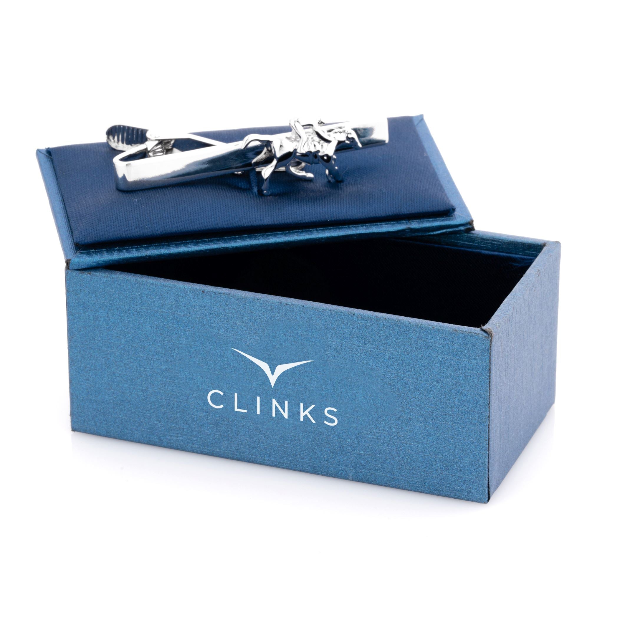 Horse and Jockey Tie Clip Tie Clips Clinks