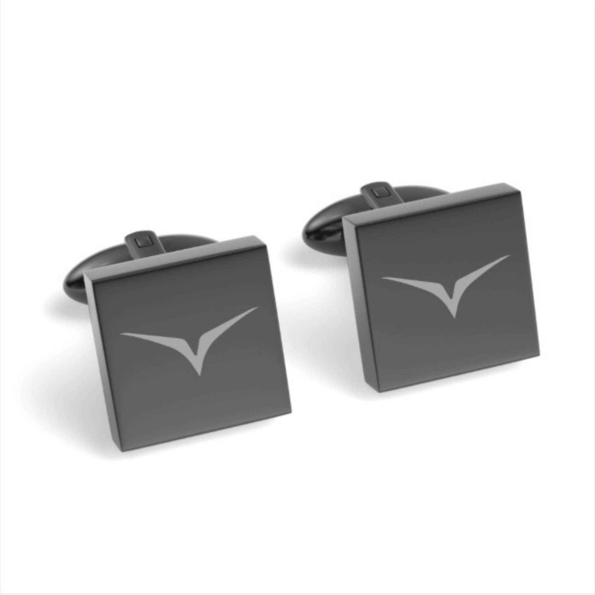 Gemelli Quadrati Incisi con Logo Personalizzato