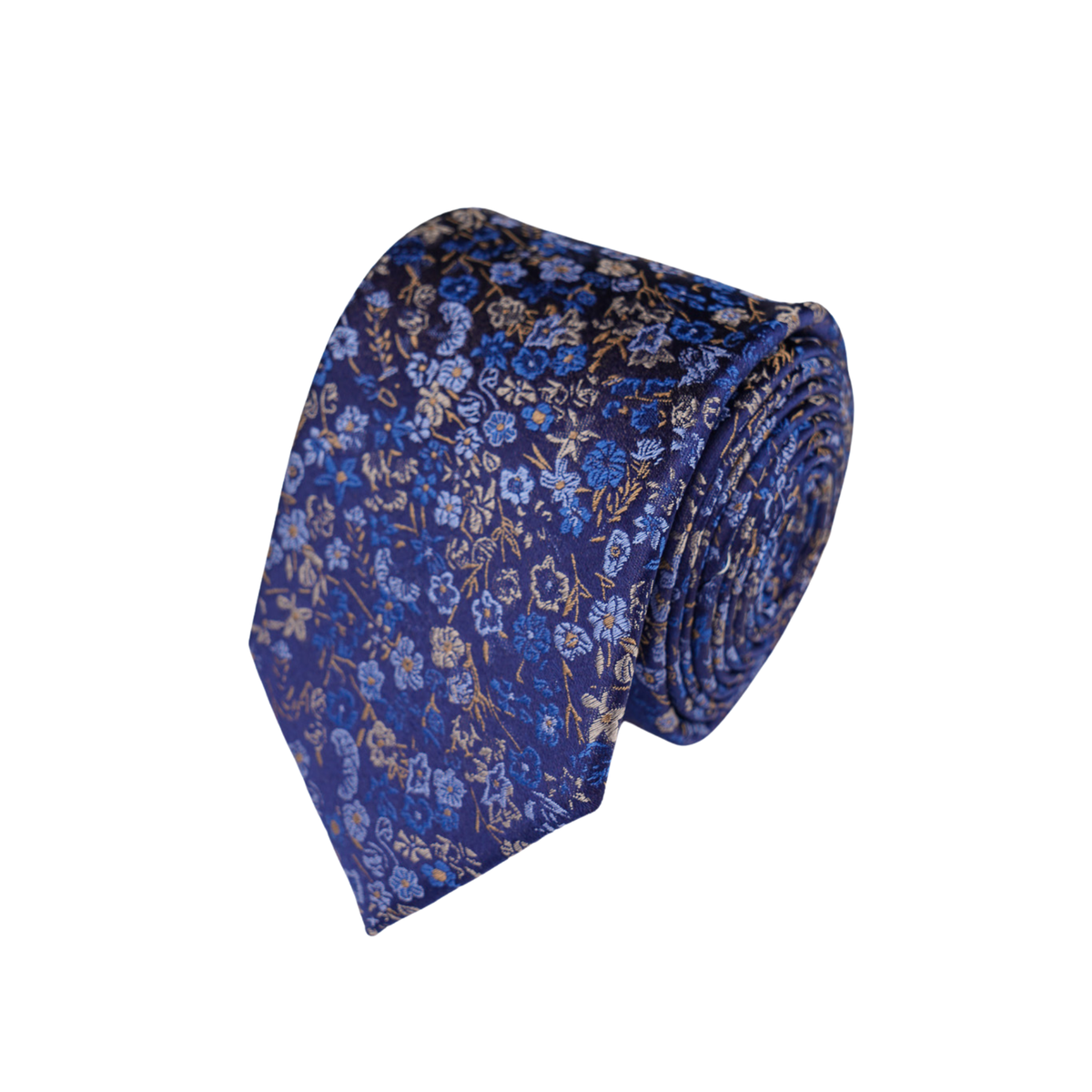 Blue Garden Floral Tie