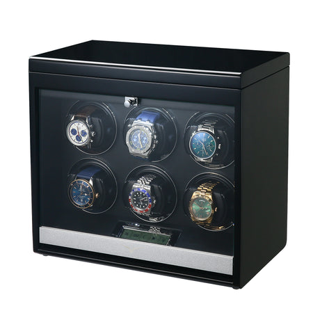Carica Orologi Vancouver per 6 Orologi in Nero