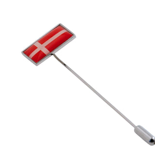 Flag of Denmark Stick Pin Lapel Pin Clinks 