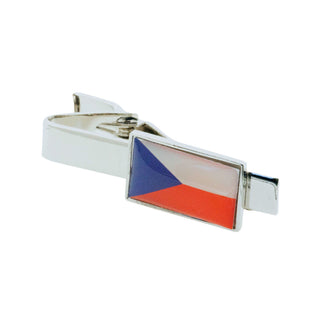 Flag of Czech Republic Tie Clip Tie Clips Clinks 