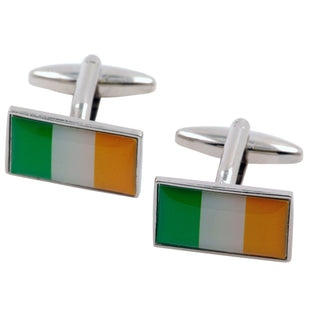 Irish Flag Cufflinks - Flag of Ireland