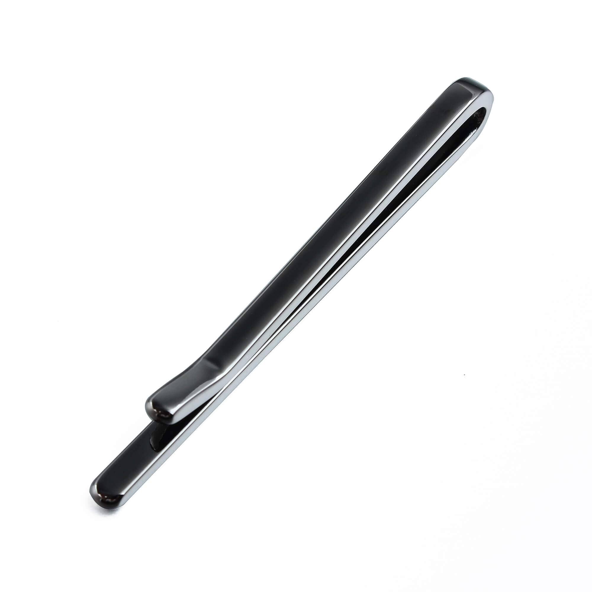 Thin Gunmetal Tie Bar Tie Clips Clinks Australia 