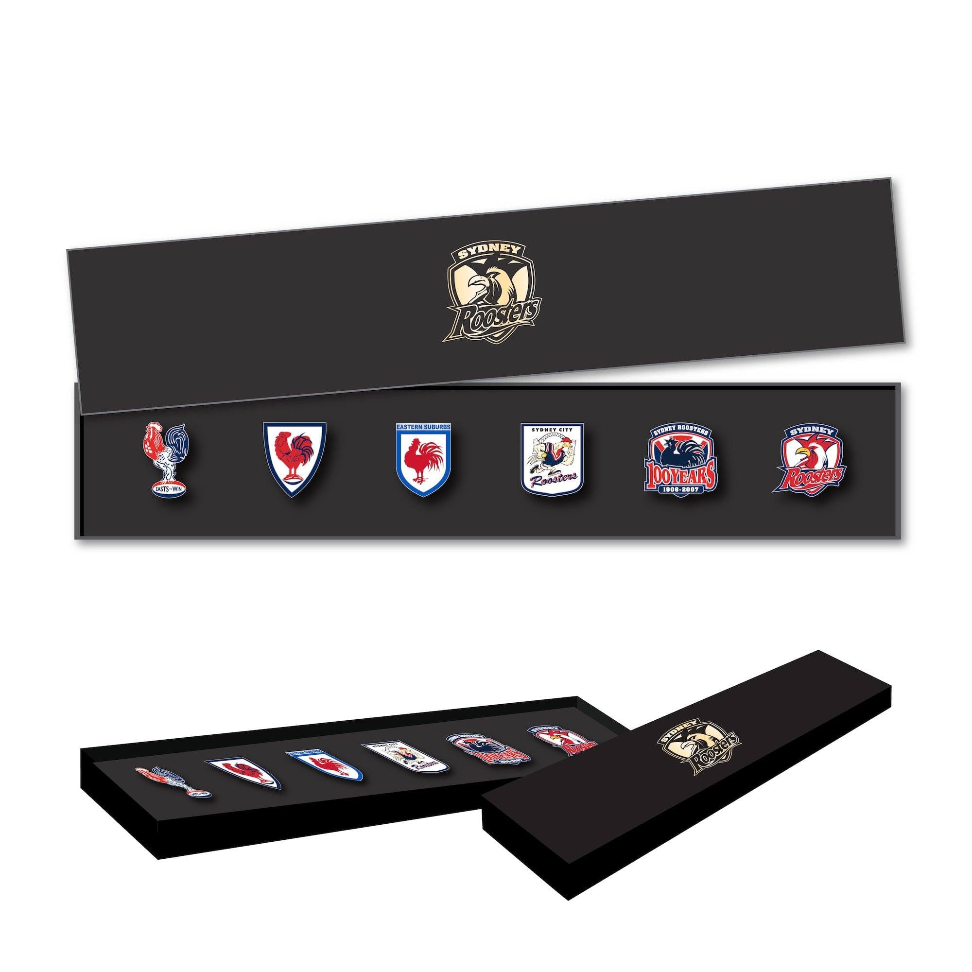 Sydney Roosters Logo NRL Pin Set Lapel Pin Clinks 