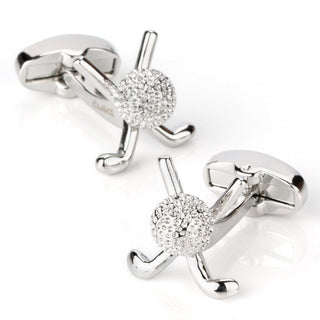 Golf Club and Ball Cufflinks Novelty Cufflinks Clinks Australia 