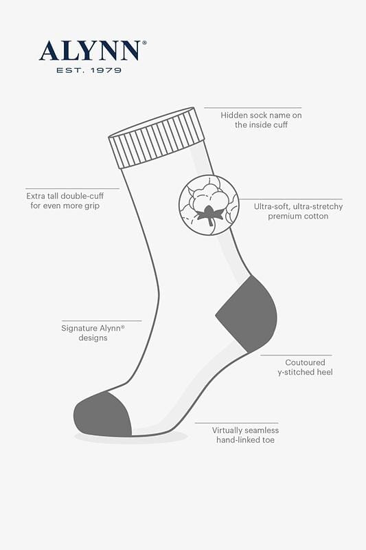 Dungeons And Dragons Navy Blue Mens Sock Socks Alynn 