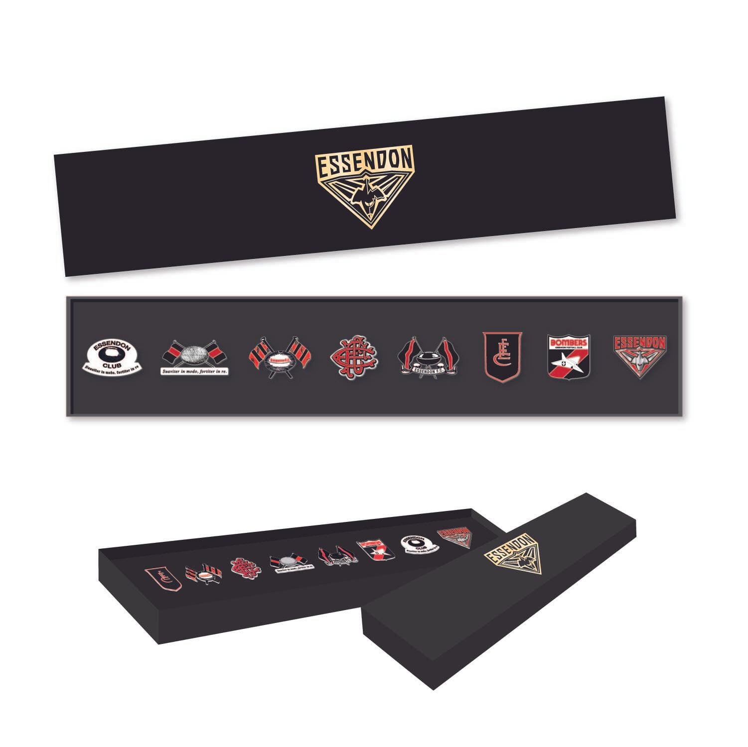 Essendon Bombers AFL Pin Set Lapel Pin Clinks 