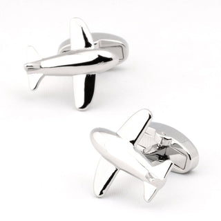 Bubble Plane Silver Cufflinks Novelty Cufflinks Clinks Australia 