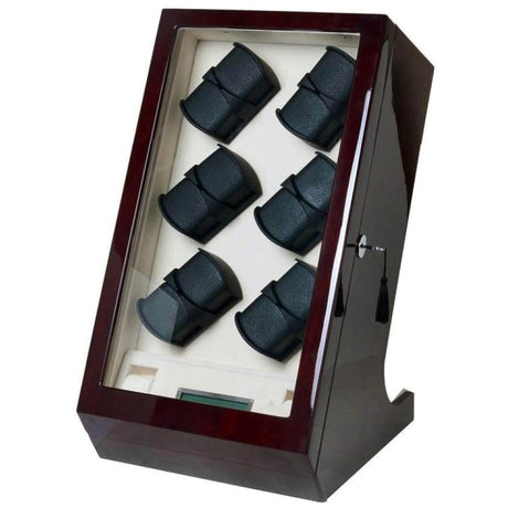 Kosciuszko Watch Winder Box for 12 + 2 Watches in Mahogany Watch Winder Boxes Clinks Watch Winder Box for 12 2 Watches in Mahogany 