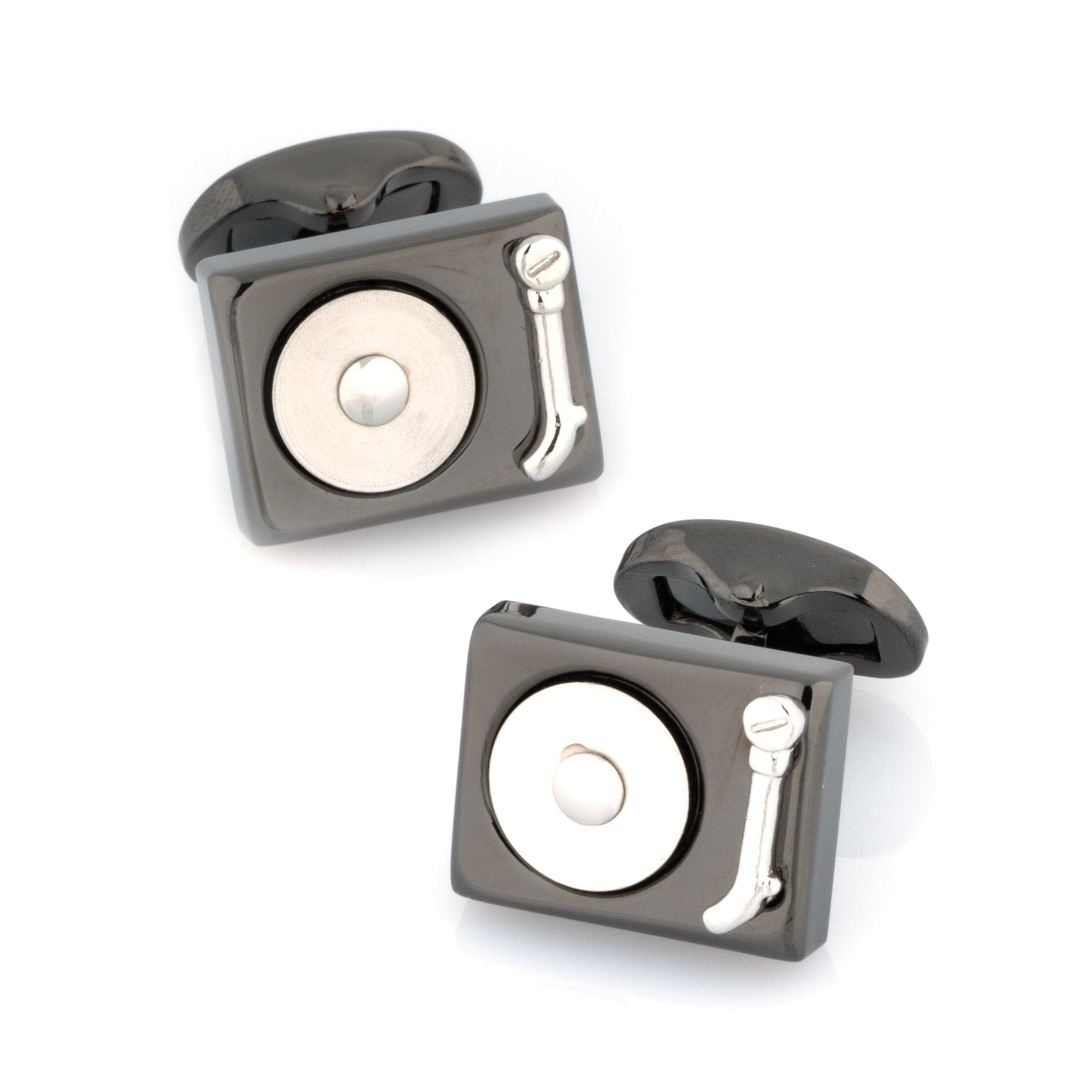 Turntable Record Player DJ Cufflinks Novelty Cufflinks Clinks Australia Turntable Record Player DJ Cufflinks 